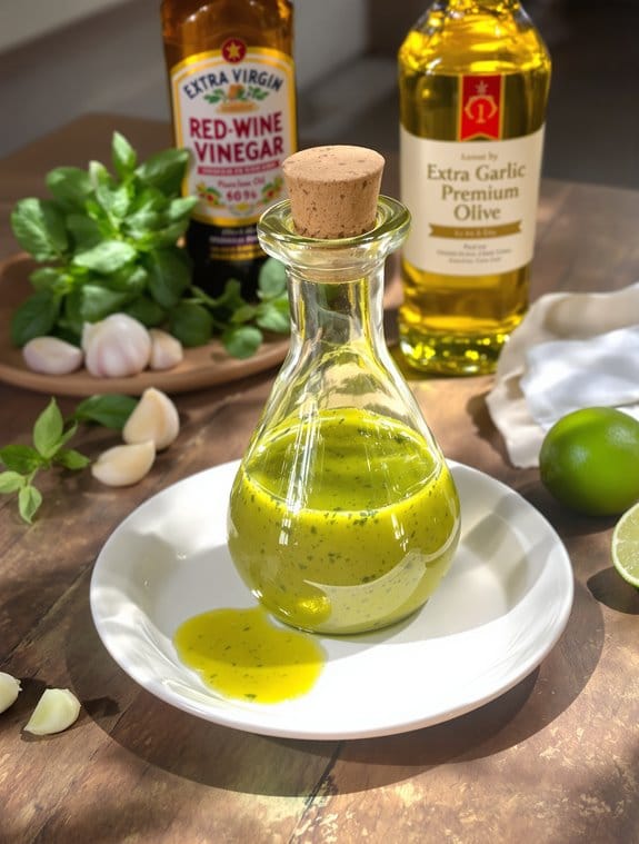 basil garlic dressing recipe