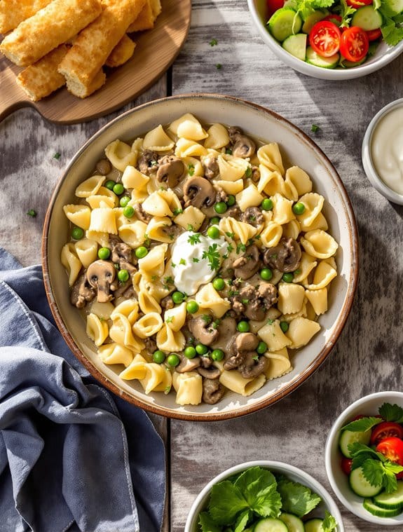 beef stroganoff hamburger helper