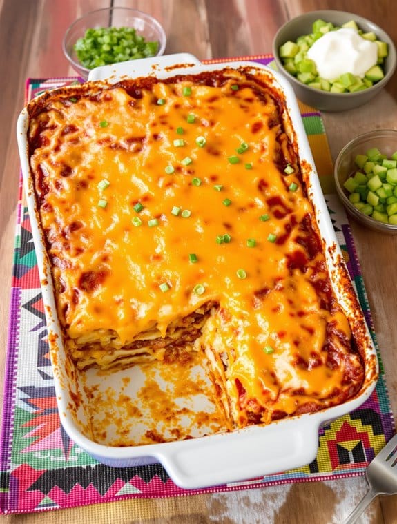 cheese enchilada casserole recipe