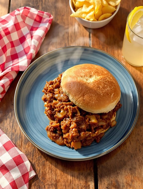 comforting childhood sloppy joes