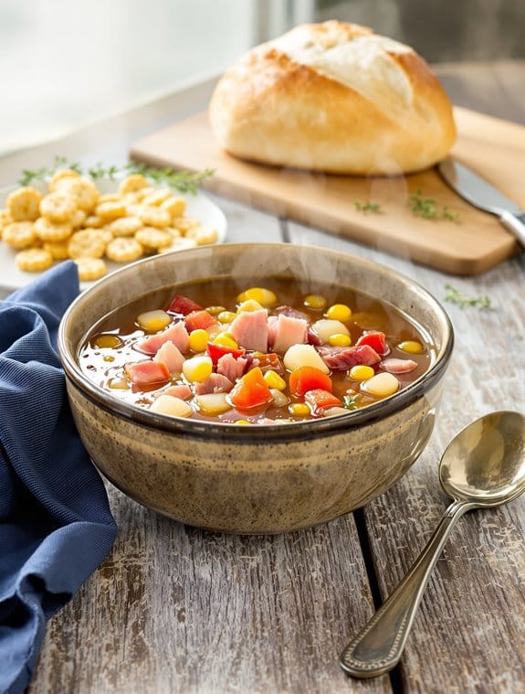 comforting ham soup recipe