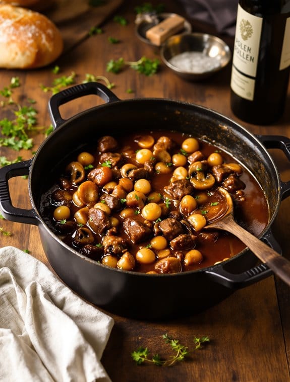 cozy beef bourguignon delight