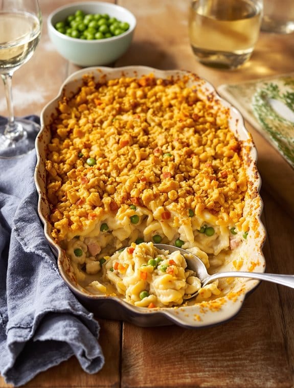 cozy creamy tuna casserole