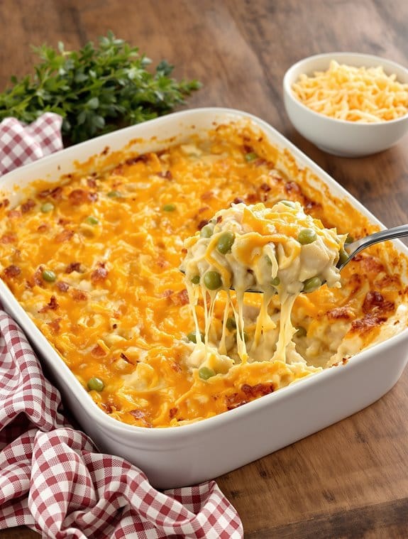 creamy cheesy chicken casserole