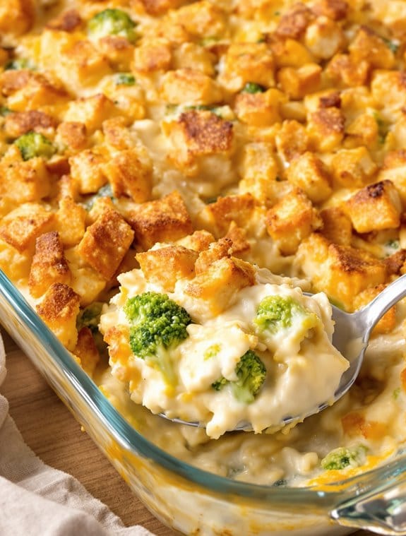creamy chicken casserole recipe