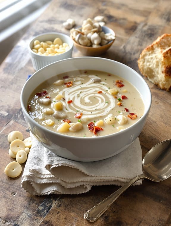 creamy clam chowder recipe