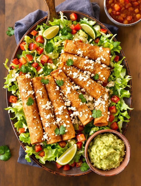 crispy beef filled taquitos recipe