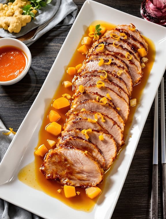 crispy duck with orange