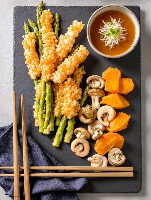 crispy golden homemade tempura