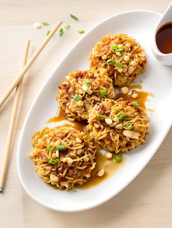 crispy ramen egg dish