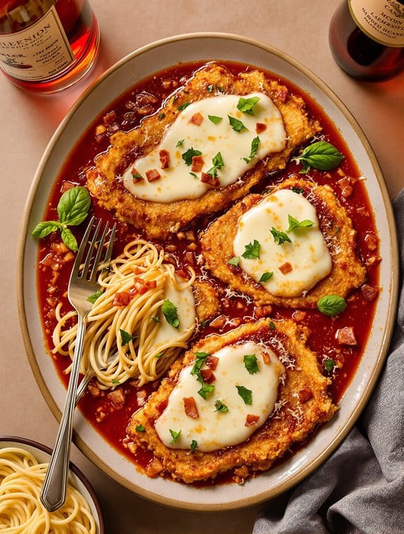crispy veal with parmesan