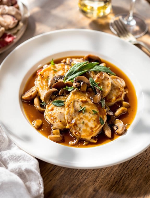 delicious chicken wrapped prosciutto