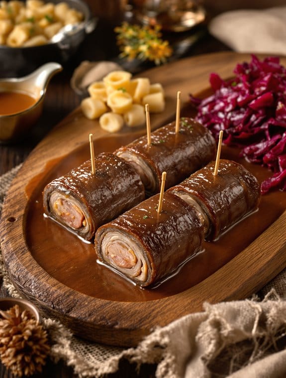 delicious stuffed beef rolls