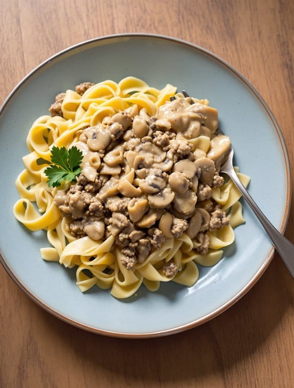 easy beef stroganoff recipe