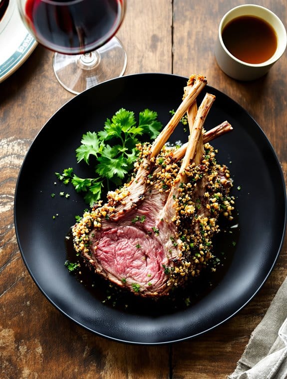 herb crusted lamb recipe mastery