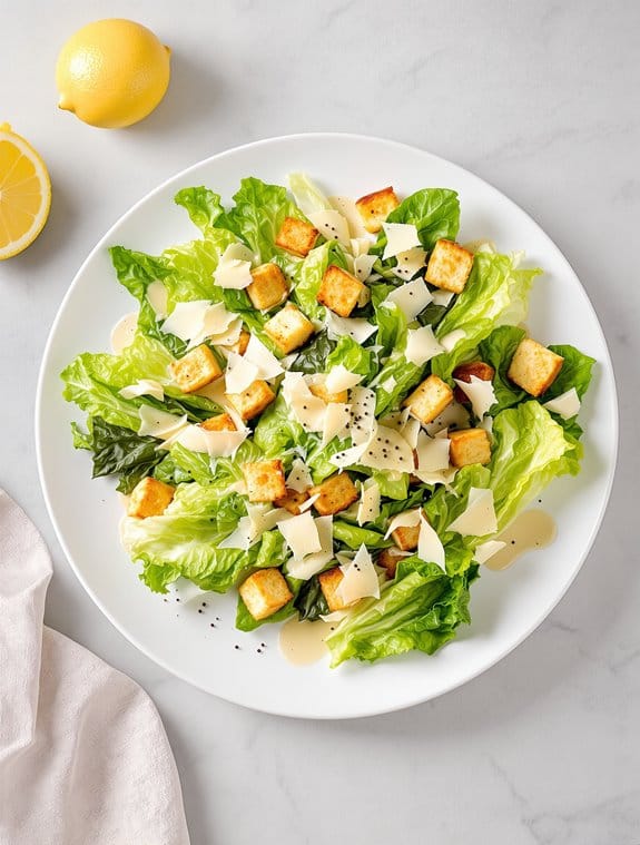 homemade caesar salad delight