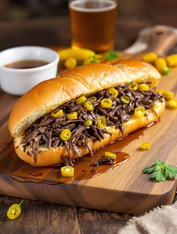 melting italian beef dish