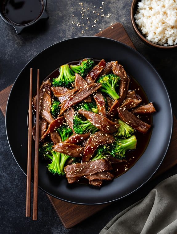 savory beef broccoli delight