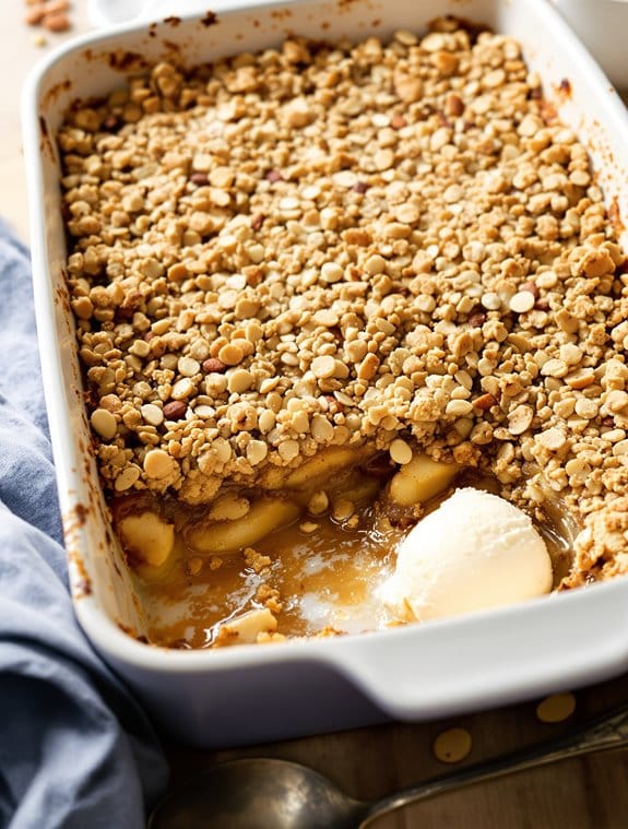 shortbread apple crisp recipe