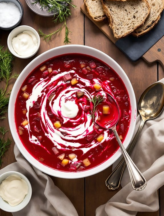 soul warming borscht recipe