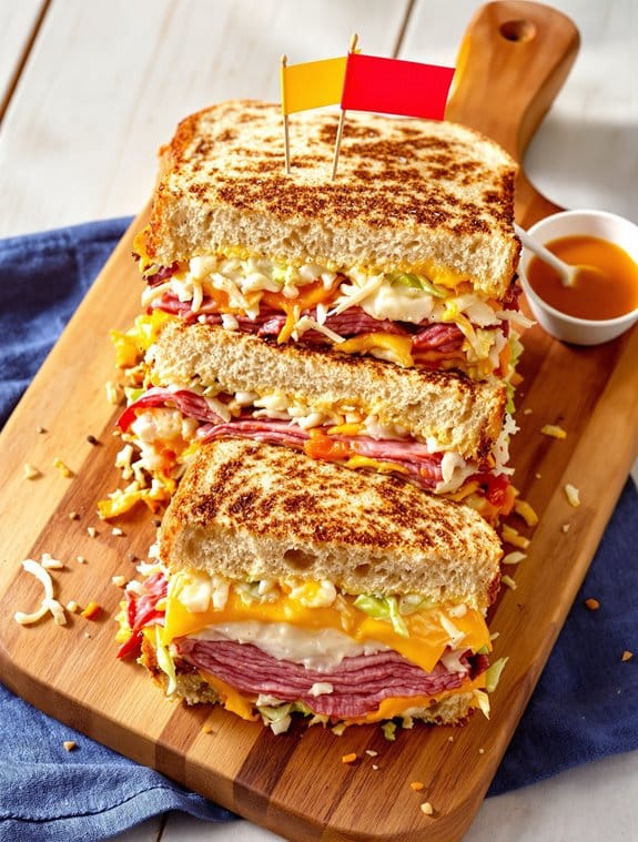 triple decker sloppy joe delight