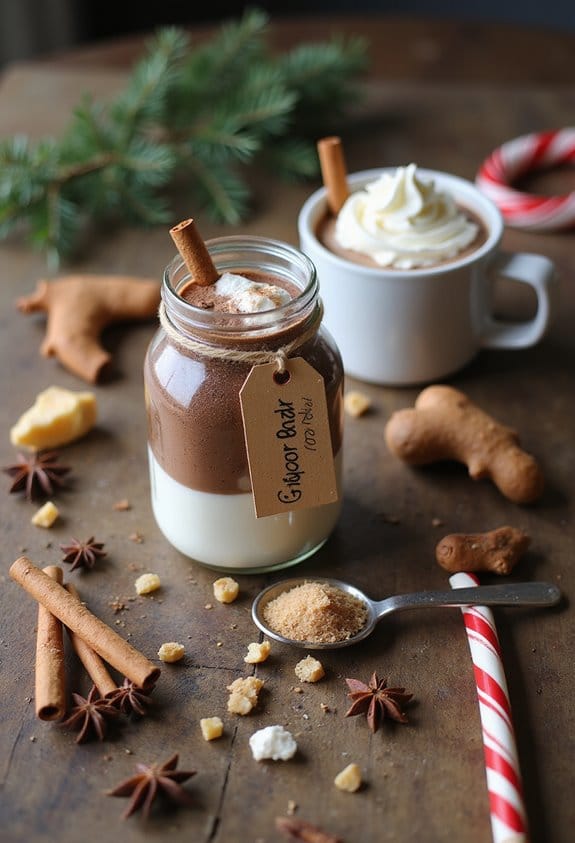 gingerbread flavored hot cocoa