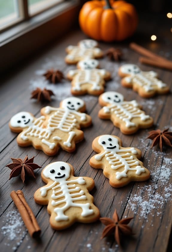 skeleton themed cookie recipe