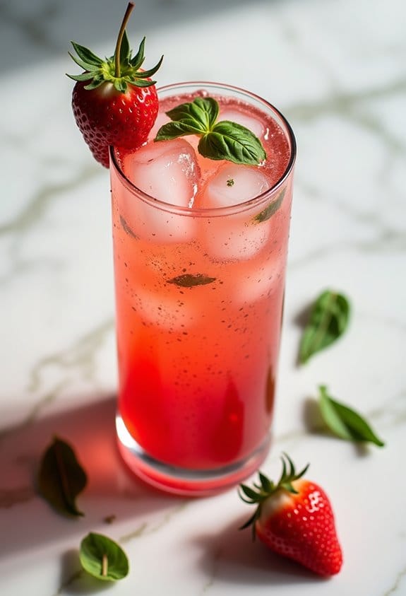 strawberry basil cocktail recipe