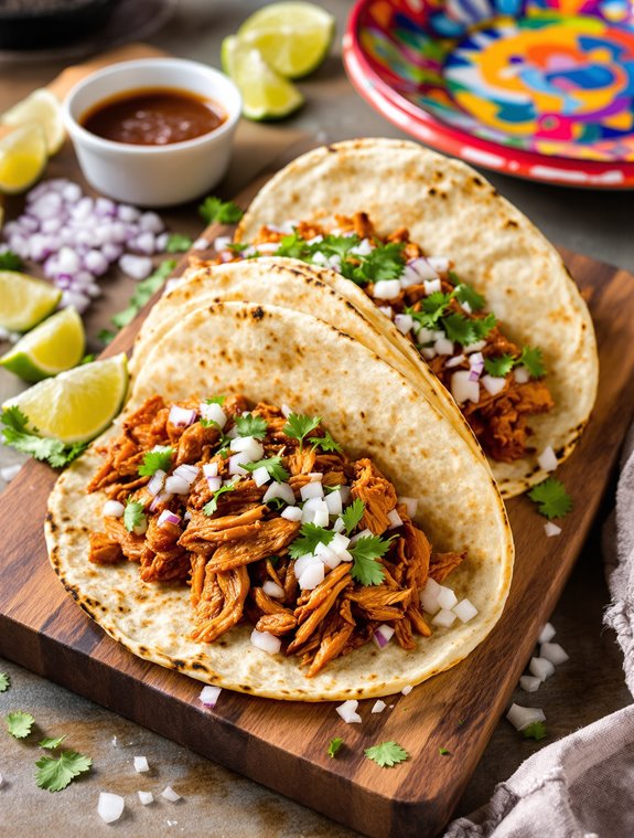 tasty shredded chicken tacos