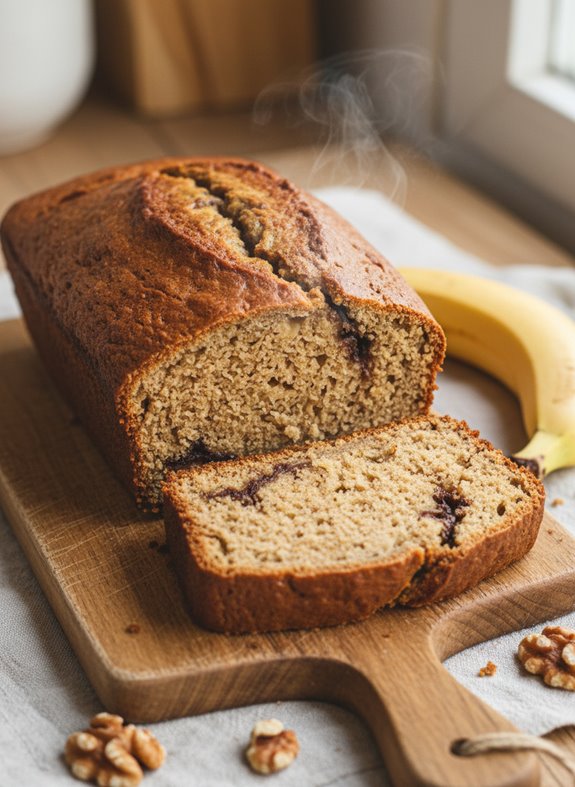 guilt free vegan banana bread