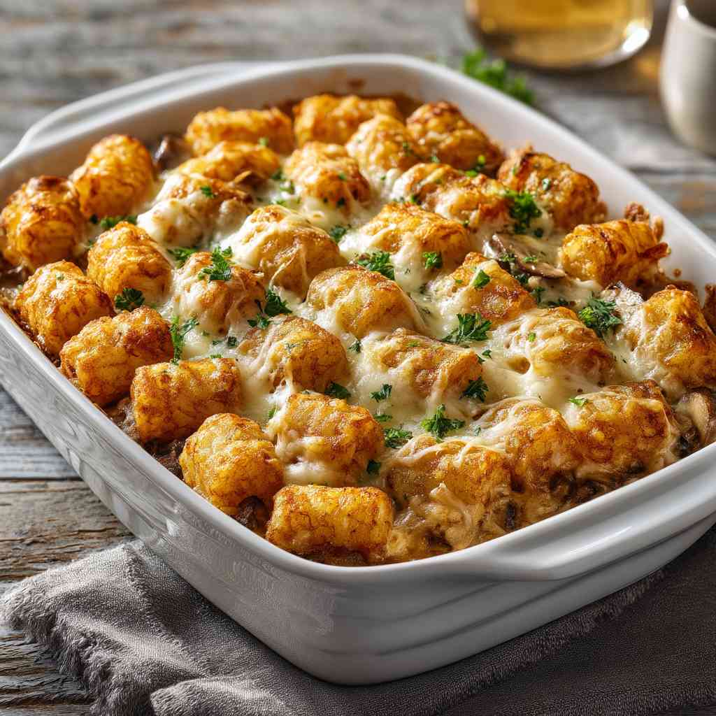 Cheesy Tater Tot Casserole variations