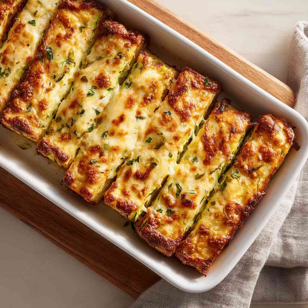 Cheesy Zucchini Breadsticks variations