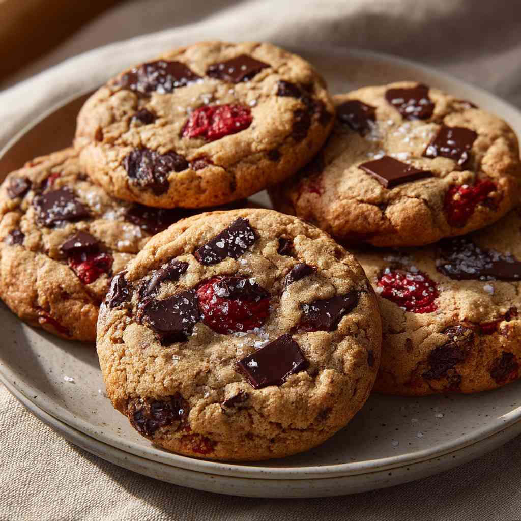 Cherry Chocolate Chewy Cookies variations