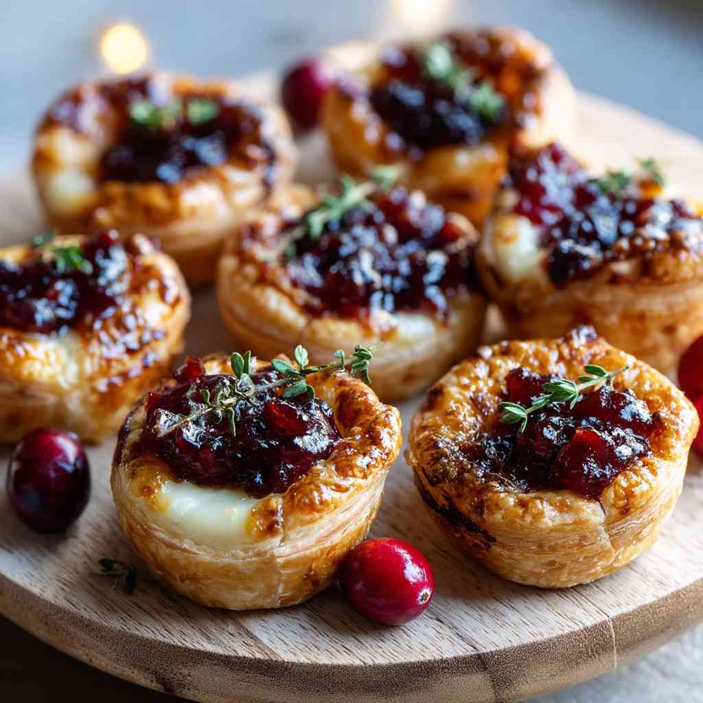 Cranberry Brie Bites variations