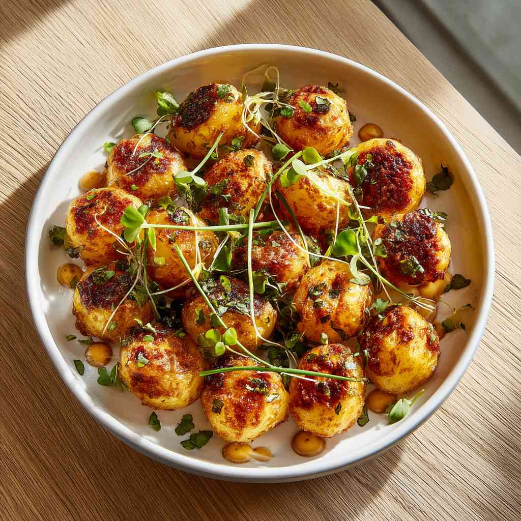 Mustard Potato Poppers variations