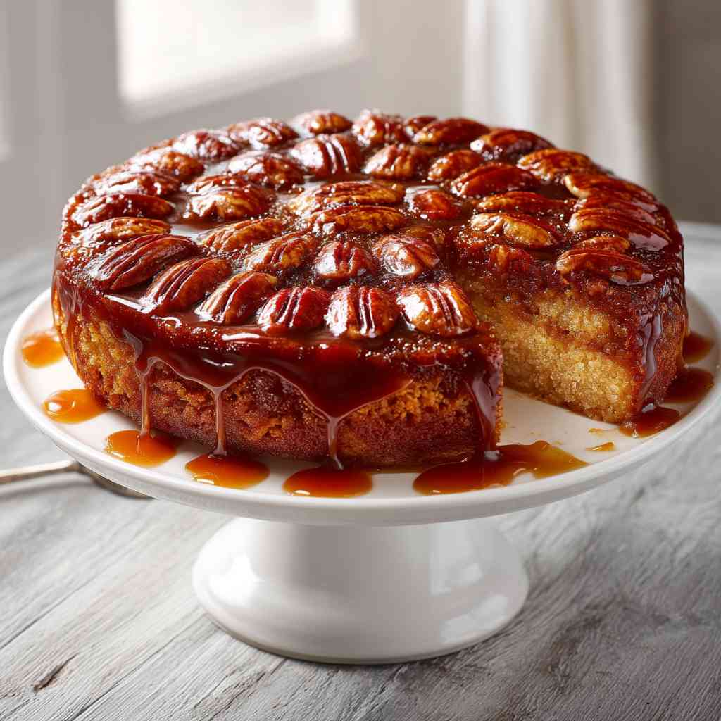 Pecan Upside Down Cake variations
