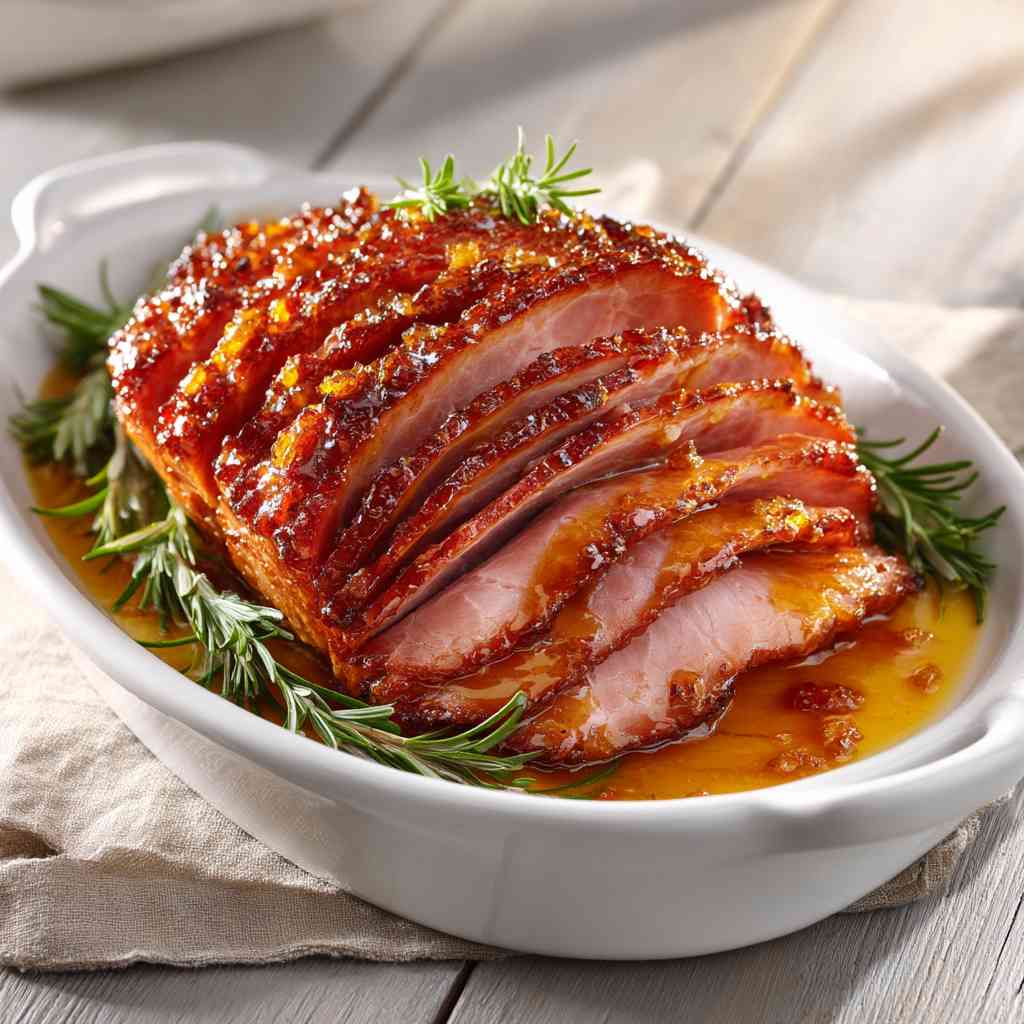 Slow Cooker Amish Christmas Ham variations