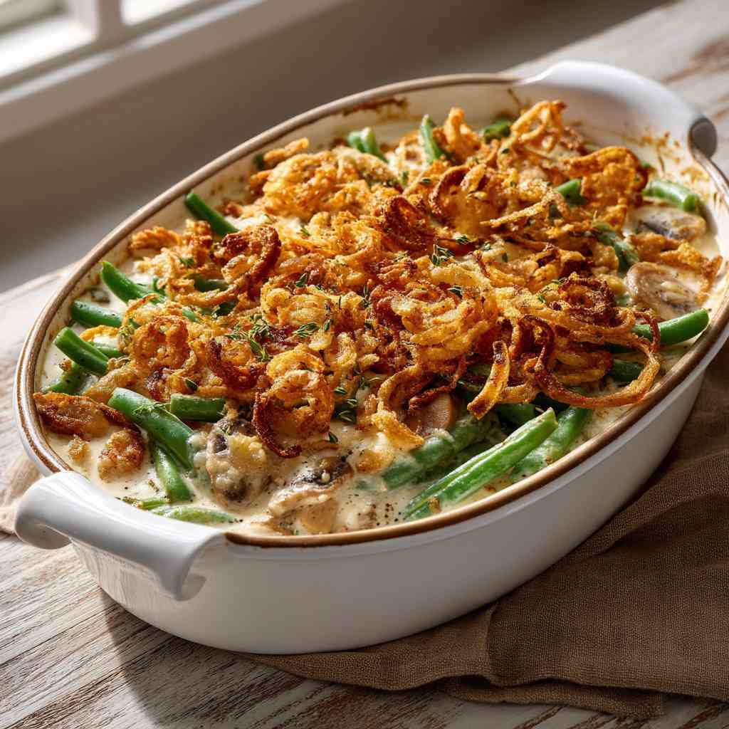 Slow Cooker Amish Green Bean Casserole variations