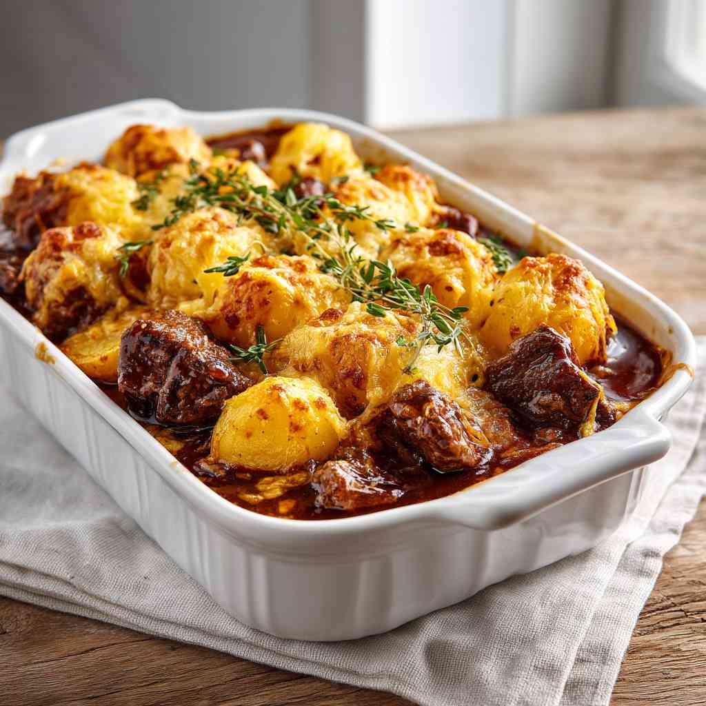 Slow Cooker Steak and Cheddar Potato Casserole variations