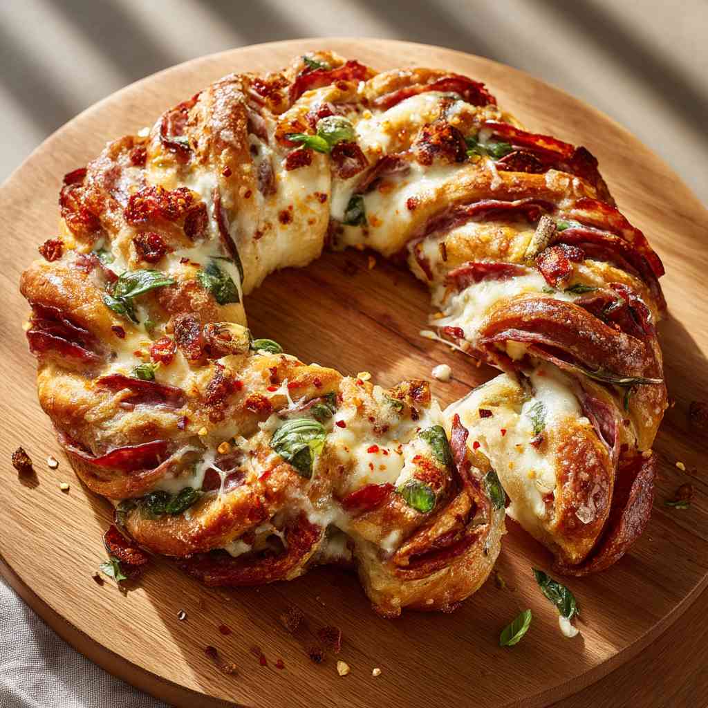 Spicy Italian Crescent Ring variations