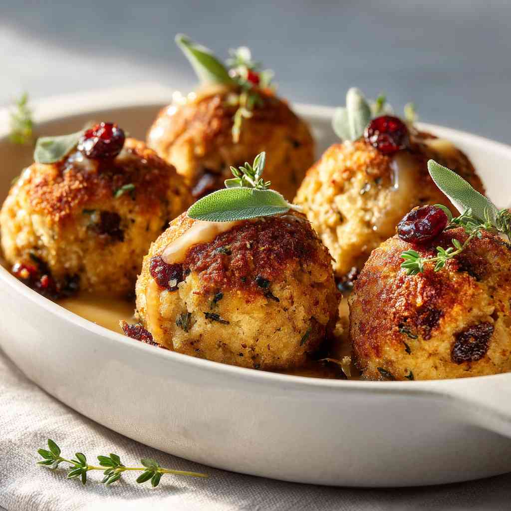 Thanksgiving Stuffing Balls variations