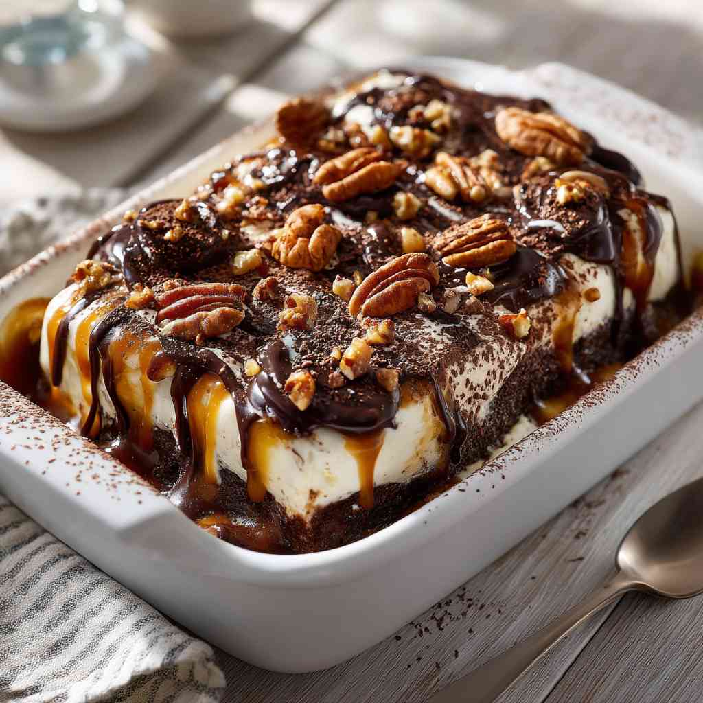 Turtle Poke Cake variations