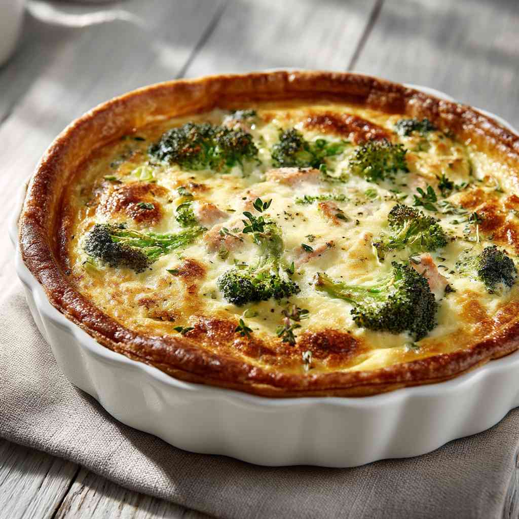 crustless broccoli tuna quiche variations