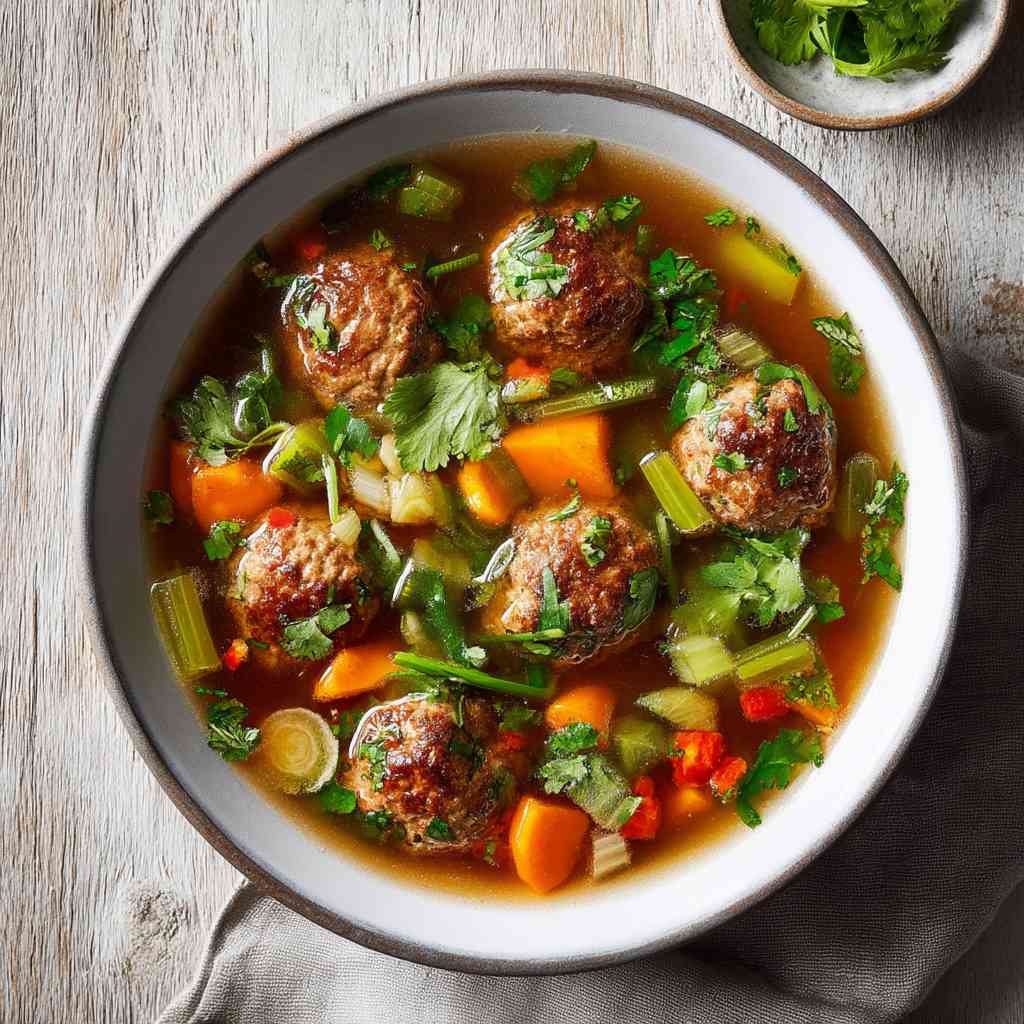 Abuela’s Hearty Albondigas Soup Recipe Albondigas Soup