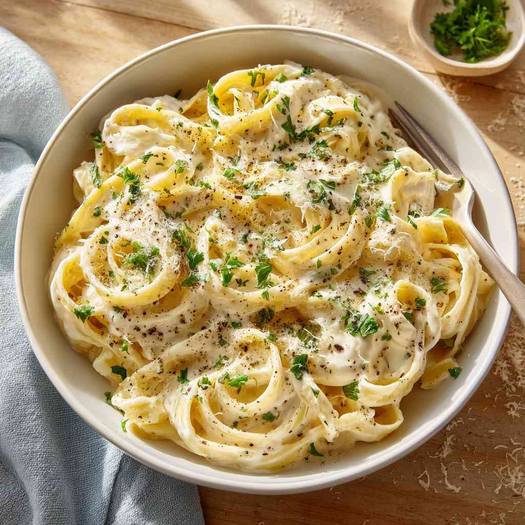 Creamy Bacon Alfredo Sauce Recipe Heaven Bacon Alfredo Sauce