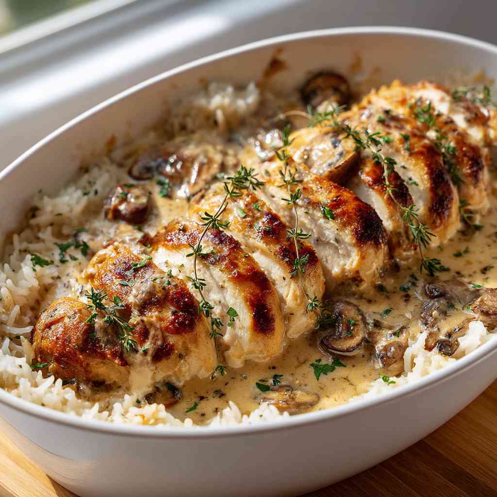 Angel Chicken Rice Casserole step image 1