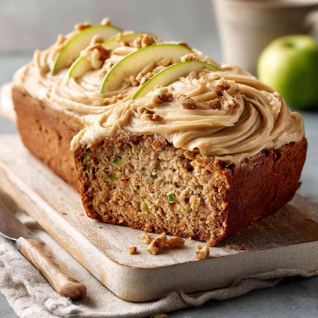 Apple Zucchini Bread With Brown Sugar Frosting step image 1