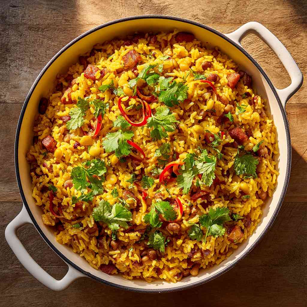 Authentic Arroz Con Gandules Recipe From Abuela’s Kitchen Arroz con Gandules