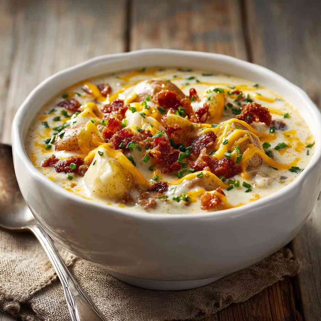 Creamy Baked Potato Soup Recipe Worth Craving Baked Potato Soup