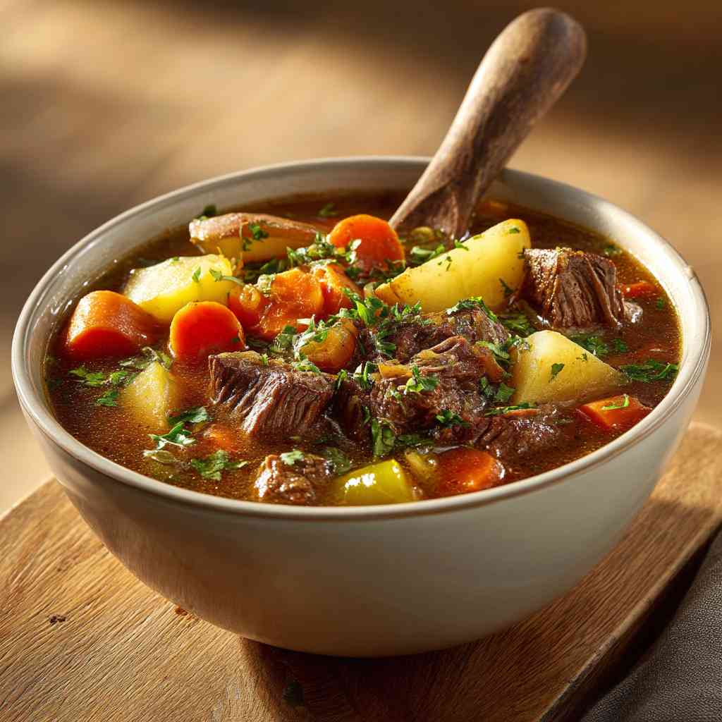 Hearty Beef and Vegetable Soup Recipe Beef Vegetable Soup